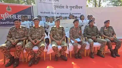 Chhattisgarh: 26 Maoists carrying Rs 64 lakh bounty surrender in Sukma