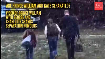 ‘They are co-parenting!’: Viral video of Prince William with George and Charlotte sparks separation rumours