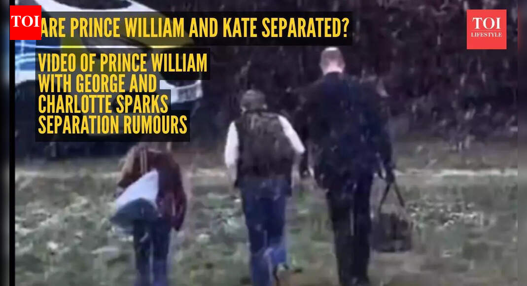 ‘They are co-parenting!’: Viral video of Prince William with George and Charlotte sparks separation rumours