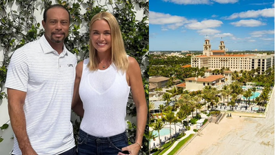 Tiger Woods celebrates 50 in style as athletes, celebrities and a rock legend join his red-themed night
