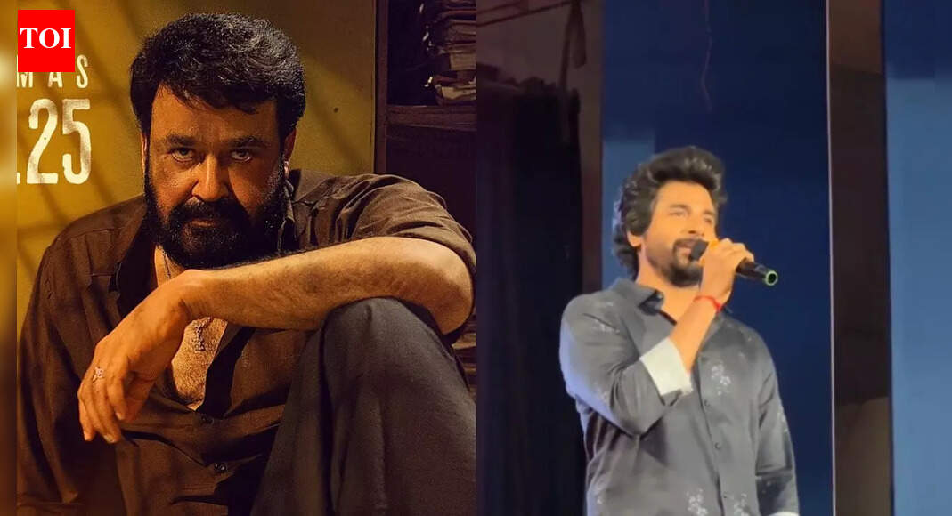 Sivakarthikeyan didn’t understand Mohanlal’s Thudarum dialogue at first; 'Parasakthi' actor  delivers line on stage