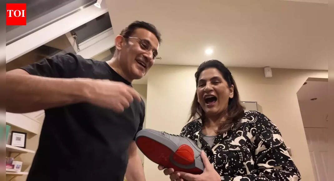 Archana Puran Singh’s husband Parmeet buys lavish Louboutin shoes worth Rs 95,000; son Aaryamann jokes, “You’ll be dressed well for once”
