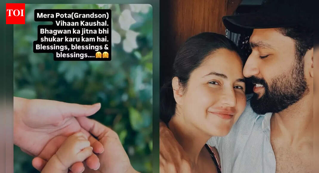 Vicky Kaushal’s father  shares adorable post about grandson Vihaan Kaushal: ‘Bhagwan ka jitna bhi shukar karu kam hain’