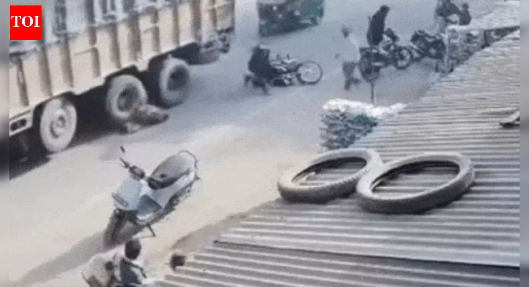Bhopal horror: Speeding truck runs over woman after hitting bike; husband escapes unhurt