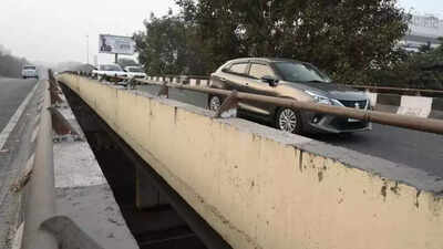 Delhi: 3 days after motorist fell off Wazirpur flyover via gap, another critically injured; engineering defect to be probed
