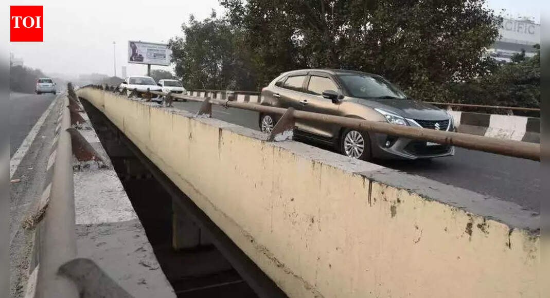 Delhi: 3 days after motorist fell off Wazirpur flyover, another critically injured