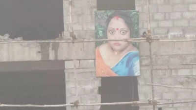 Who is the big-eyed woman on Bengaluru’s posters? How a viral YouTube clip became a ‘nazar battu’ charm across construction sites