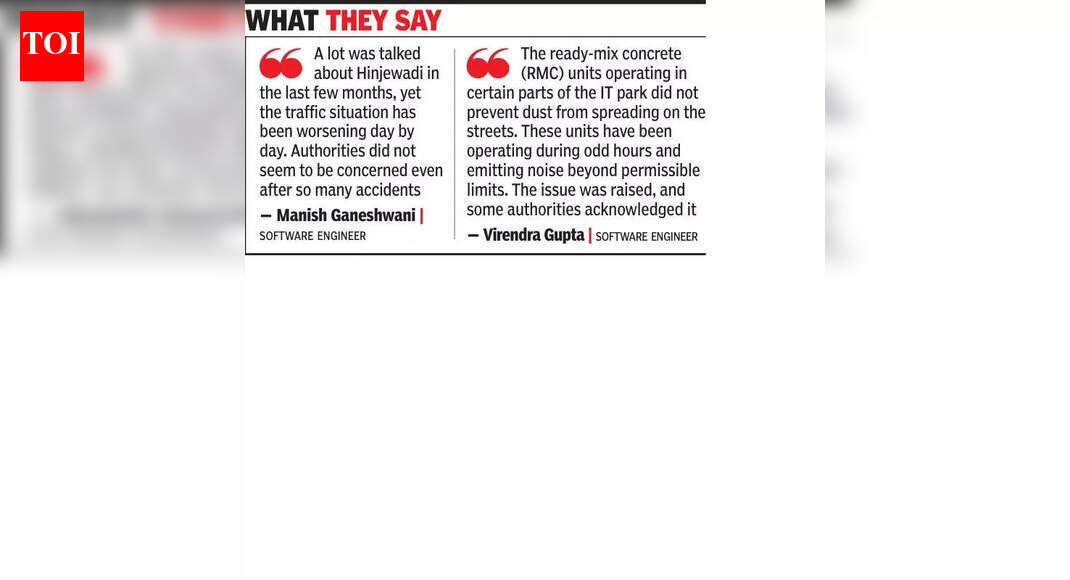 Techies in Hinjewadi Demand World-Class Infrastructure Ah...