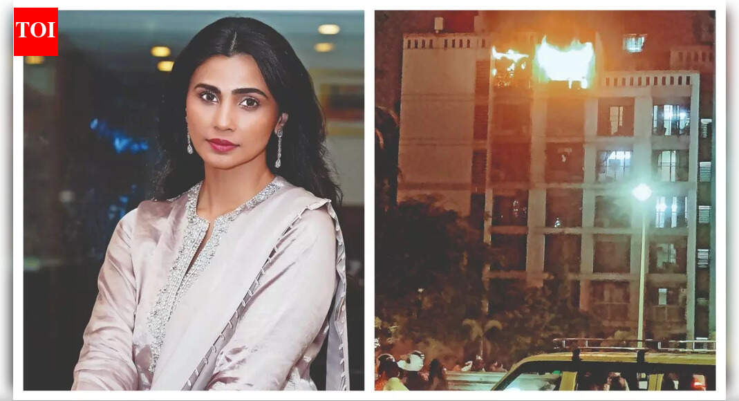 Daisy Shah on the fire incident in her residential complex: I was shaking all night