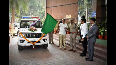 12 police jeeps added in Udupi through CSR, local MLA’s support