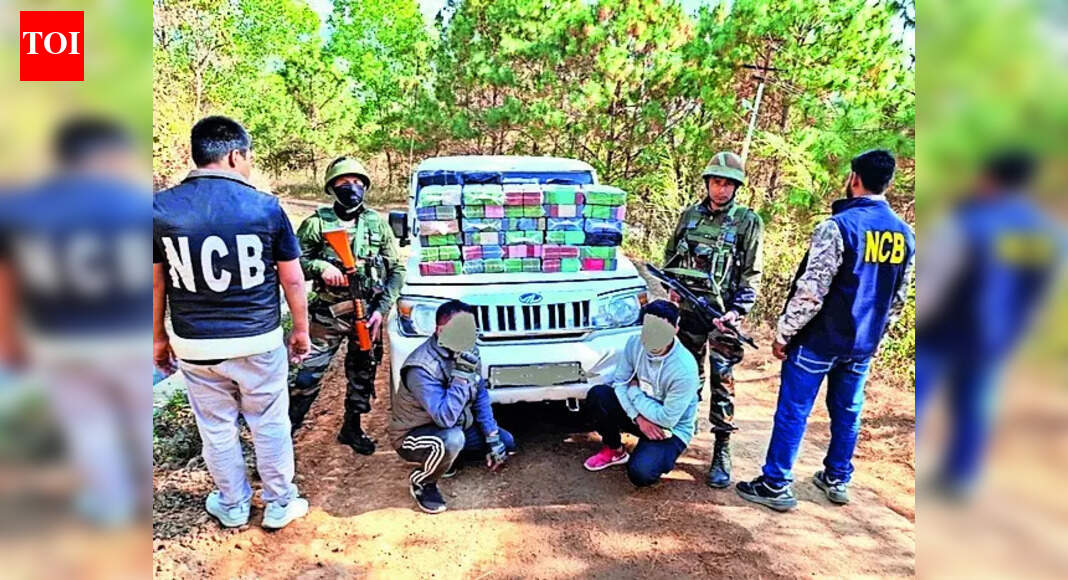 NCB busts Myanmar-sourced drug racket in Manipur, 2 held with heroin