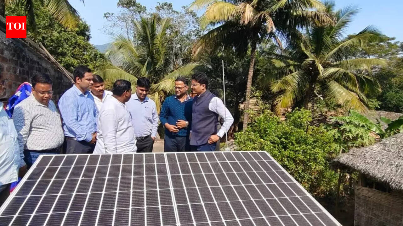2 remote tribal villages get powered by solar energy | Bhubaneswar News ...