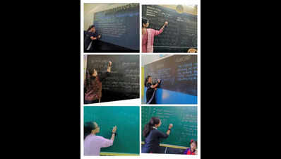 Teachers wear black bands to oppose mandatory TET, demand OPS