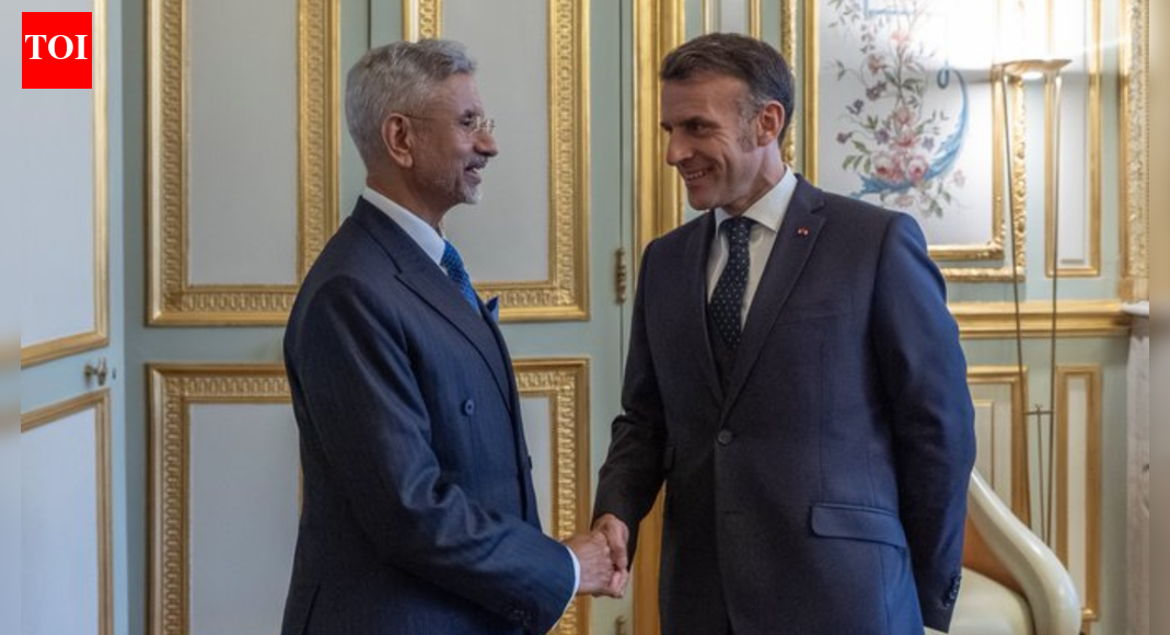 Jaishankar meets French President Emmanuel Macron: EAM conveys PM Modi’s warm wishes; exchanges views on global issues