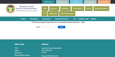 HPBOSE SOS Class 10th and 12th improvement result released at hpbose.org: Direct links to download here