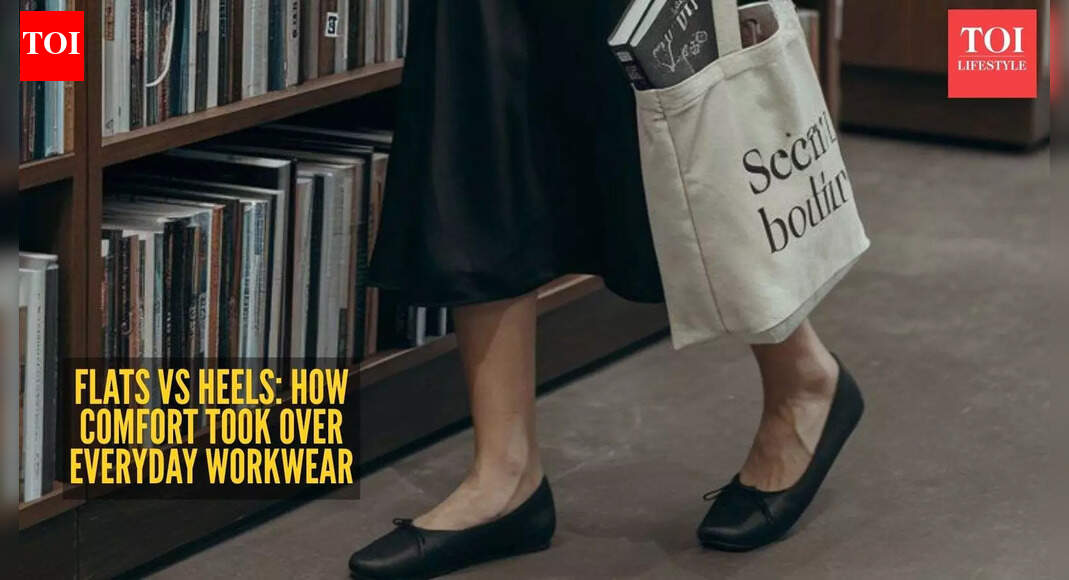 The day flats won the commute war against heels