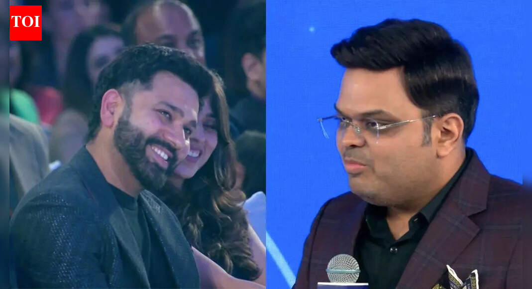 Jay Shah calls Rohit 'our captain'; batter's reaction goes viral - Watch