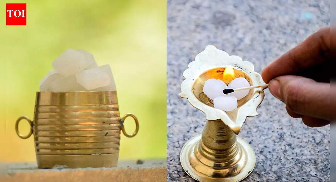 These 3 remedies with camphor can help in cleansing the house