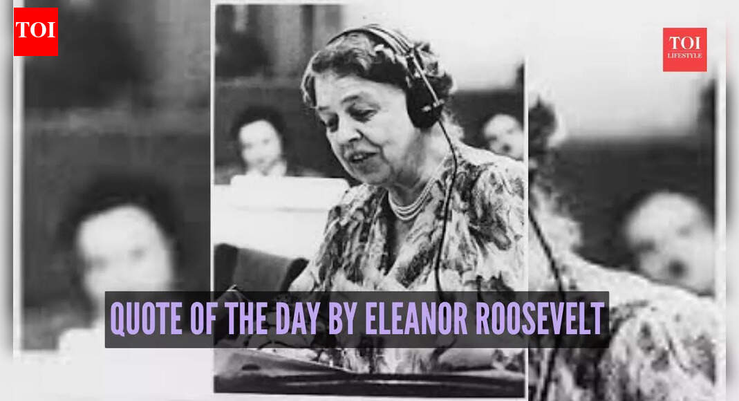 Quote of the day by Eleanor Roosevelt: “Courage is more exhilarating than fear and in the long run it…”