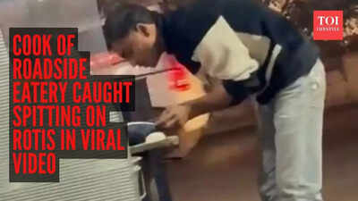 Ghaziabad shocker: Cook of roadside eatery caught spitting on rotis in viral video, taken into custody