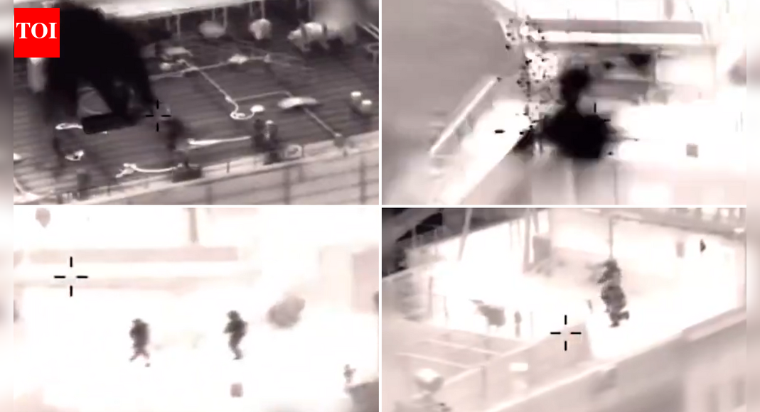 'Owning the sea': Moment US forces intercepted sanctioned oil tanker in Caribbean Sea - watch