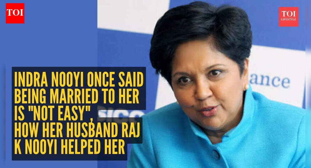 Indra Nooyi on her marriage with husband Raj K Nooyi: 