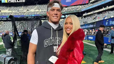 Giants QB Jaxson Dart and his girlfriend Marissa Ayers go Instagram official with viral three-word post