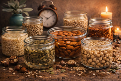 Soaking time guide: How long to soak nuts, seeds, and grains for best digestion