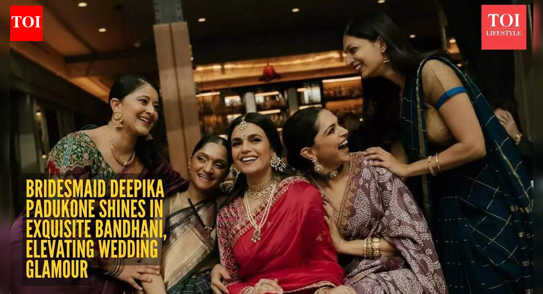 Deepika Padukone’s Bandhani glam proves heritage craft is the new wedding luxury