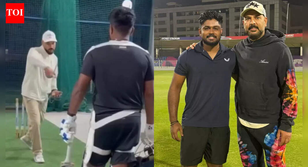 Is Yuvraj Singh grooming Sanju Samson for the T20 World Cup? Viral video sparks buzz - watch