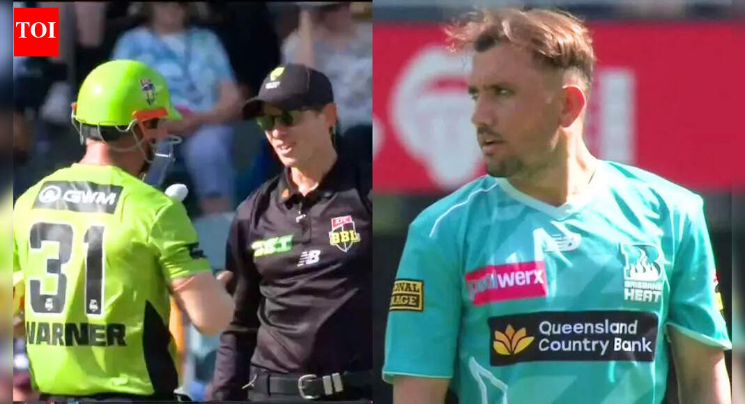 Pakistan pacer's action questioned in BBL! Warner warns umpires - Watch