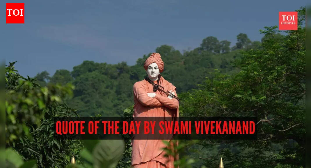 Quote of the day by Swami Vivekanand: “All power is within you; you can do anything and everything. Believe in that, do not believe…”