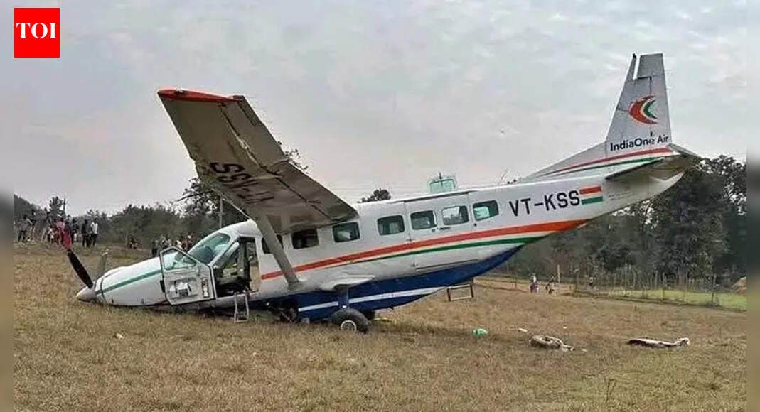 Odisha Plane Crash: Nine-Seater Aircraft Crash-Lands Near Rourkela, 6 Injured