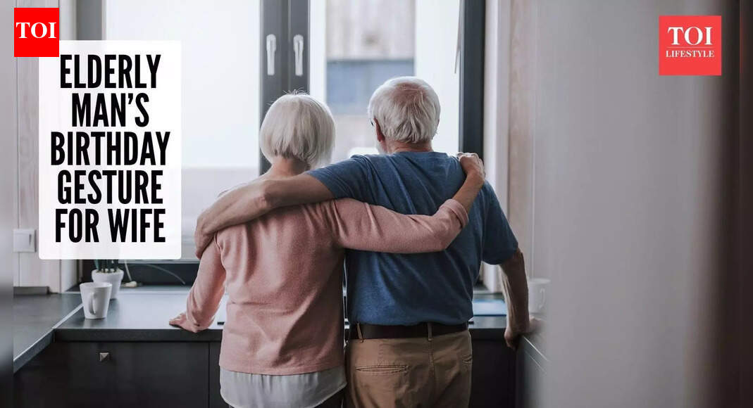 Elderly man’s simple birthday surprise for his wife is melting hearts and redefining real love