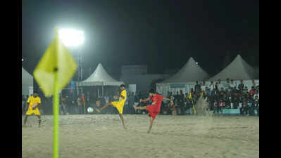 Khelo India: Kerala’s ‘Invincibles’ turn on the style in beach soccer
