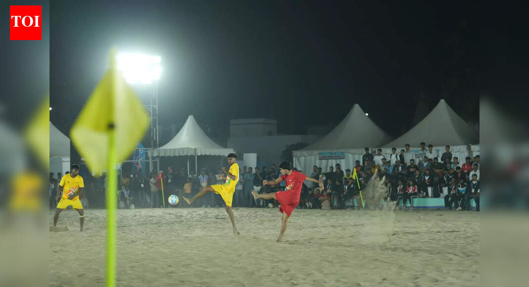 Khelo India: Kerala’s ‘Invincibles’ turn on the style in beach soccer
