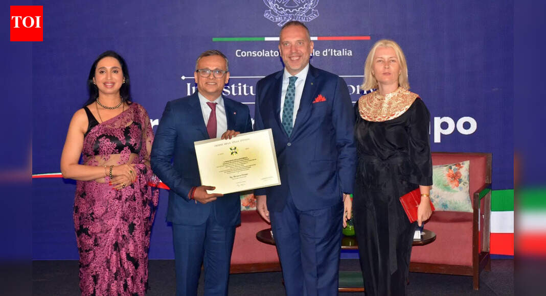 Italy confers prestigious civilian honour on Dempo