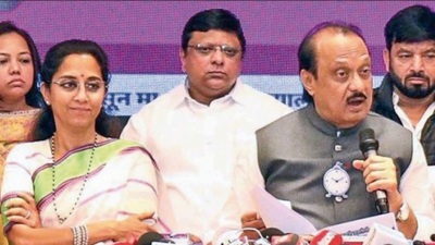 Cousins Ajit, Sule share stage, manifesto for Pune civic polls