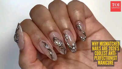 Mismatched nails: The anti-perfectionist manicure for 2026