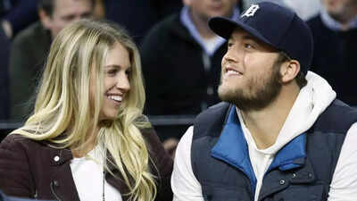 Matthew Stafford’s wife Kelly steals Wild Card spotlight with daring MVP claim and coordinated Rams looks for daughters