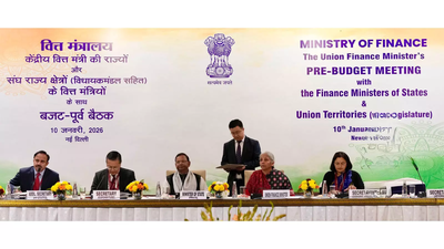 Finance minister chairs pre-budget consultation meeting with states, Union territories