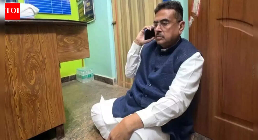 ‘They want to demolish BJP’: Bengal LoP accuses TMC workers of attacking his convoy; sits on dharna