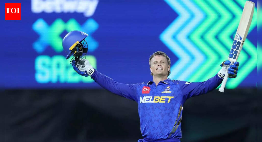 Ryan Rickelton’s record ton powers MI Cape Town past Joburg Super Kings