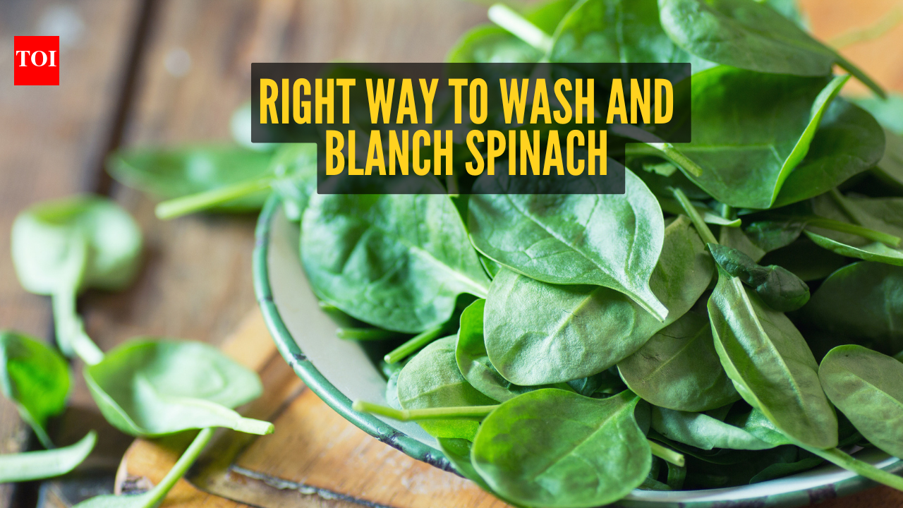 How to wash and blanch spinach correctly and 12 easy dishes to enjoy in ...