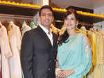 Isha Koppikar with husband