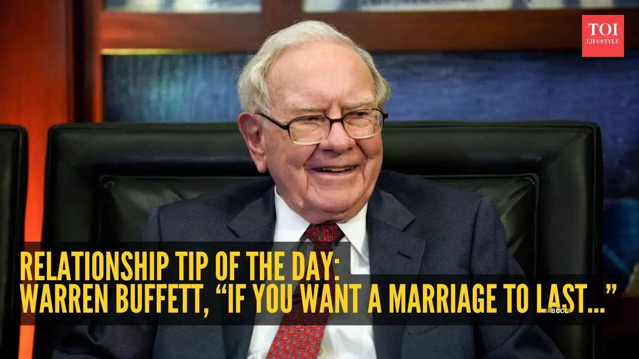 Relationship tip of the day: Warren Buffett reveals the one secret to a  long-lasting marriage- “If you want a marriage to last, look for someone  with...