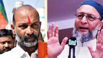 'Slogans don't hide zero representation': Union minister Bandi Sanjay on Owaisi's 'burqa-clad PM' remark; hits back at AIMIM chief