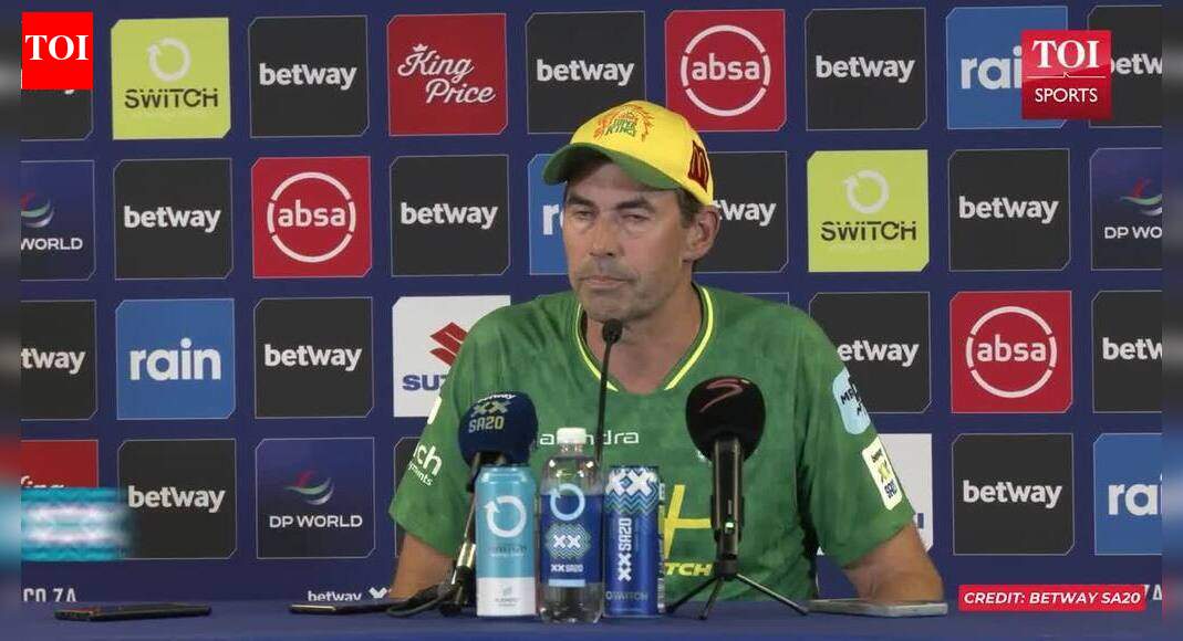 Stephen Fleming Press Conference: Faf du Plessis Sustains Thumb Injury | SA20