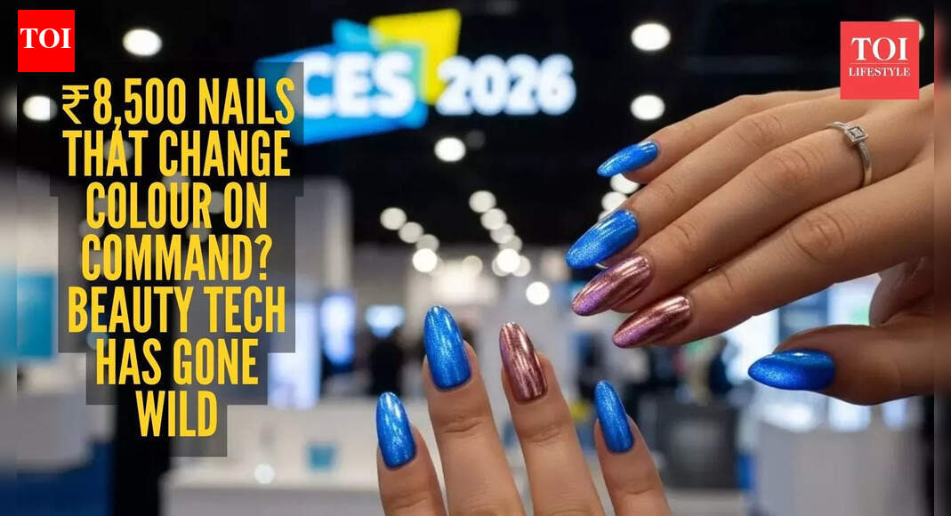 No nail polish needed: These ₹8,500 ‘smart nails’ change colour with your phone!