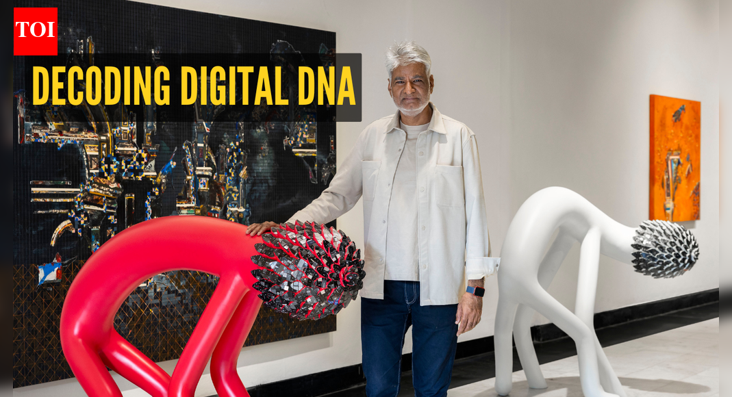 When dead keyboards begin to breathe: Inside Mukesh Sharma’s Decoding Digital DNA exhibition